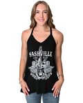 Women's Nashville Music Graphic Racerback Tank | Nashville Live Fast