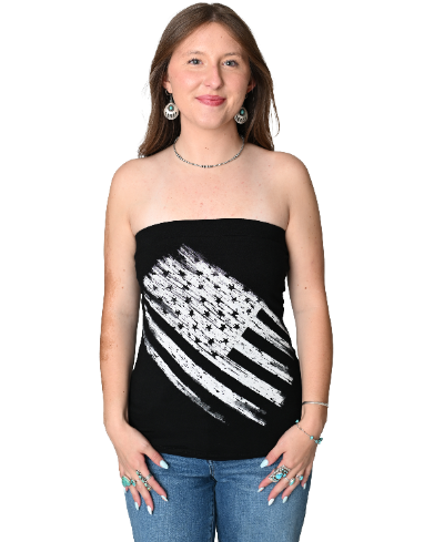 Women's Patriotic Tube Top | Lincoln Tube Top