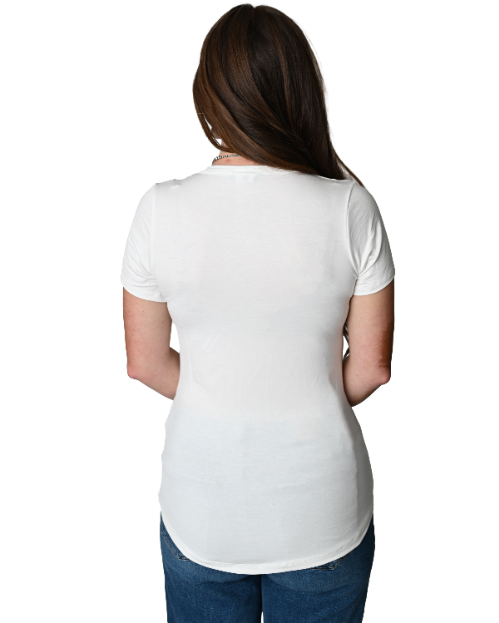 Women's Patriotic Graphic Tee | Red Friday Flag