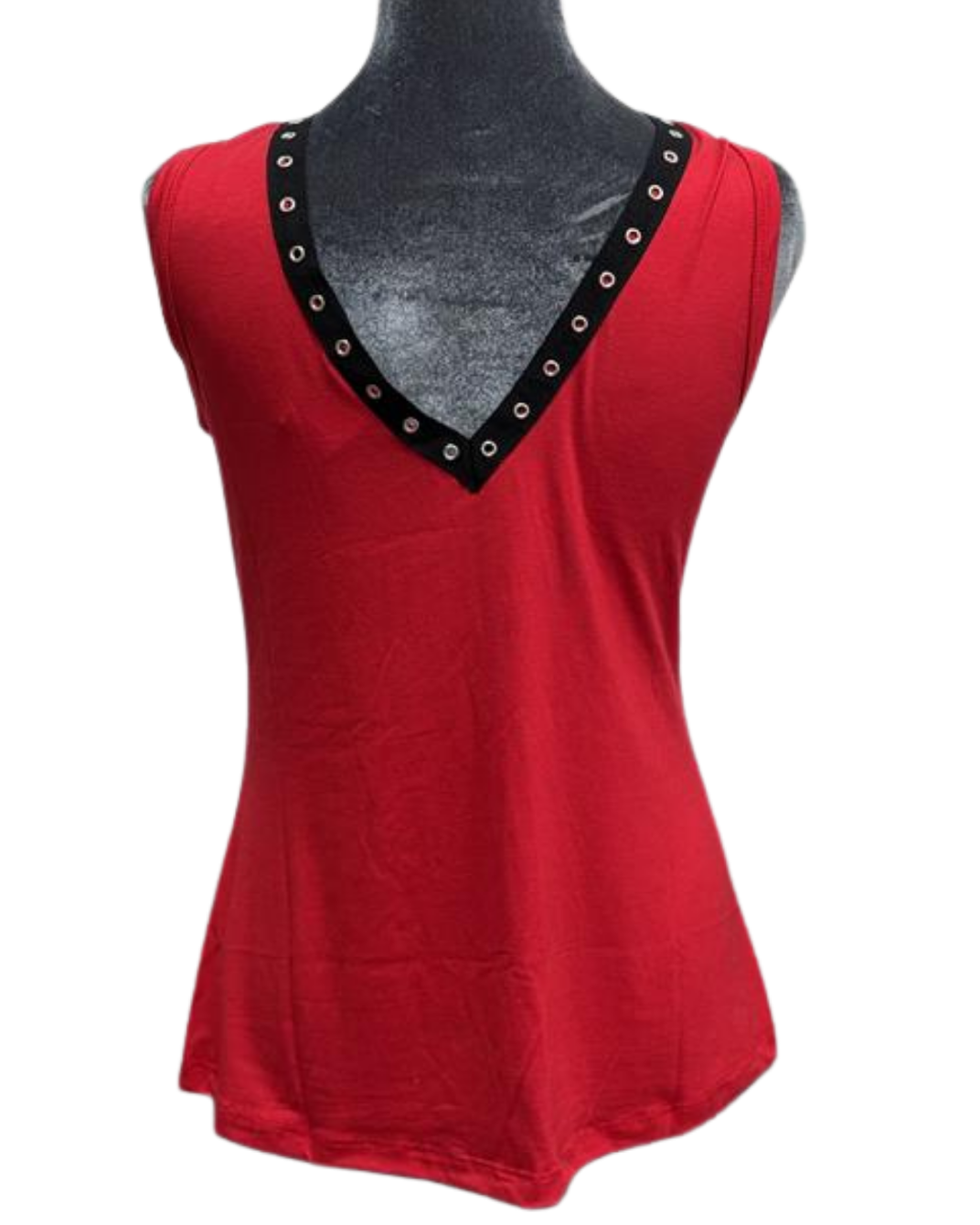 Women's Rhinestone Eagle Lace-Up Tank Top | Crested Eagle